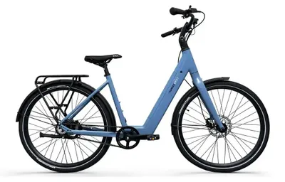 Productafbeelding van Tomos EB 03 - Elektrische Fiets - 28 inch - 250W motor - Actieradius tot 70 km - Hydraulische schijfremmen - 360Wh accu - Lage instap - Blauw Mat