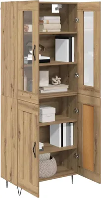 Produktbild von vidaXL Highboard Artisan-Eiche 69,5 x 34 x 90 cm Holzwerkstoff