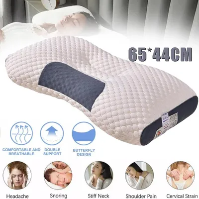 Produktbild von Orthopädisches Kopfkissen Memory Foam Nackenkissen für Seiten Nackenstützkissen