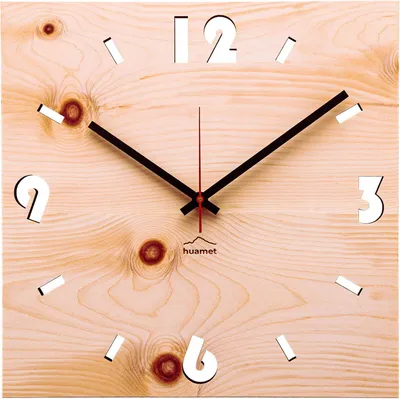 Produktbild von Wanduhr aus Holz, CH41-A-1604, für Wohnzimmer