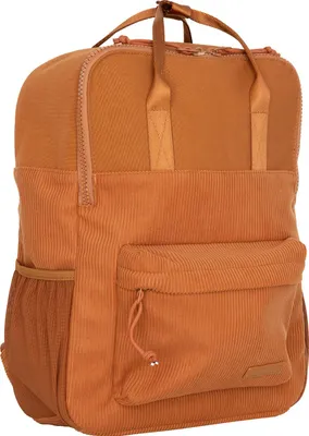 Produktbild von New Rebels Rucksack Ribbi Springfield mit Kordoptik und Tabletfach coffee braun