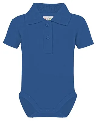 Produktbild von Link Kids Wear - "Bio" Bodysuit Rollkragen für Baby LT5932 (80) (Königsblau)