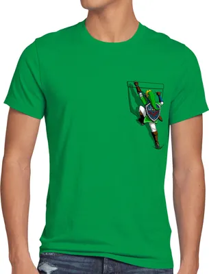 Produktbild von style3 Link Brusttasche Herren T-Shirt wild the breath of snes