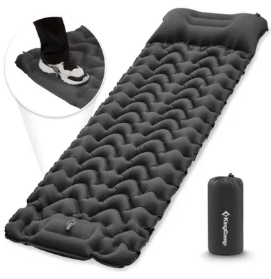 Produktbild von Camping Luftmatratze KingCamp Deluxe 10 KM2401 Grau