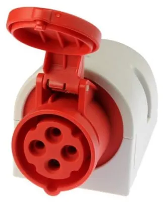 Immagine prodotto di Presa a muro PCE 16A 4p 6h IP44
