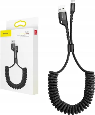 Image de Baseus CALSR-01 lightning cable 1 m Black