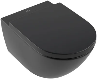 Produktbild von Villeroy & Boch Subway 3.0 Tiefspül-WC, wandhängend, oval, spülrandlos, TwistFlush, 370x560x360mm, 4670T0R7