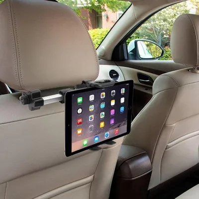 Obrázok produktu pre Nastaviteľný držiak na tablet do auta, šírka do 25 cm, hliník, 2 polohy