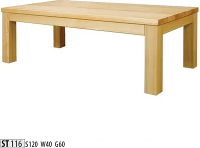 Produktbild von Couchtisch Holztisch Echtholz Couchtische Tischplatte Beistelltisch Tisch 120x60