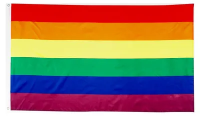 Produktbild von Regenbogenflagge, Mehrfarbig, 150 x 90 cm