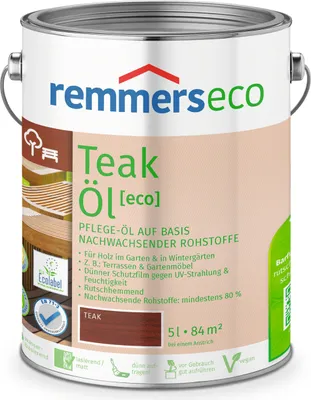 Produktbild von Remmers Teak-Öl [eco] 5 l, Holzpflegeöl