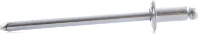 Produktbild von 50 Stück Blindnieten 3,2 x 6mm Popnieten Stahl/Stahl Flachkopf Nieten