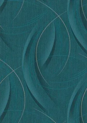 Immagine prodotto di Carta da parati Erismann con motivo 3D blu petrolio - 661297 - 53 cm x 10,05 m