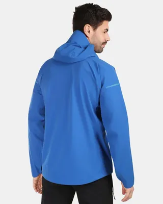 Imagen del producto de Chaqueta impermeable para hombre KILPI HURRICANE-M 1M0103KI, color azul oscuro, talla S