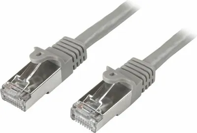 Immagine prodotto di StarTech.com Cavo di rete schermato (SFTP) Cat6 5m - Cavo patch Gigabit senza strappo - Grigio - Cavo patch - Da RJ-45 (M) a RJ-45 (M) - 5m - SFTP - CAT 6 - Sagomato, senza strappo - Grigio
