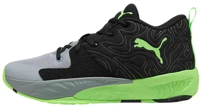 Obrázek produktu pro Basketbalová obuv Puma Court Pro 3 Mid "Black-Green-Gray" pro Pánské