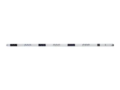Zdjęcie produktu dla Digitus Listwa zasilająca z profilem aluminiowym i zintegrowanym zabezpieczeniem nadnapięciowym, 18 gniazdek z zestykiem ochronnym, Typu F, Aluminium, Chiny, 9 x gniazdo sieciowe, 220/250 V, 3600 W