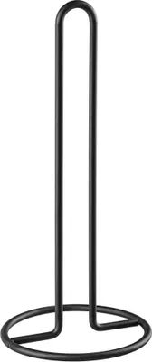 Image de Porte-rouleau de cuisine KADAX, Porte-papier en acier inoxydable, Porte-rouleau pour rouleau de cuisine, 31 cm, Noir