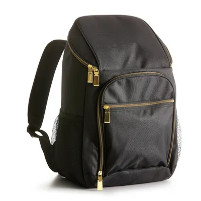 Produktbild von City Outdoor Eating Sagaform Thermo-Rucksack, Schwarz und Gold, 21 l, 30 x 20 x 44 cm