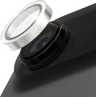 Produktbild von PanzerGlass Hoops Glitter Panzerglas Displayschutzfolie für iPhone Air - silber
