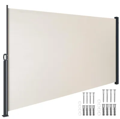 Obrázek produktu pro Boční markýza tectake® 180 x 300 cm, výsuvná, s navíjecím mechanismem