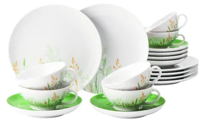 Produktbild von Tea set for 6 people SELTMANN MEADOW GRASSES GREEN