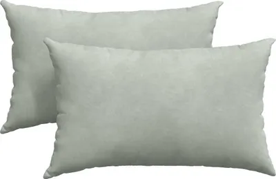 Obrázek produktu pro vidaXL Polštář na pohovku 2 kusy světle šedý 50 x 30 cm manšestrová tkanina