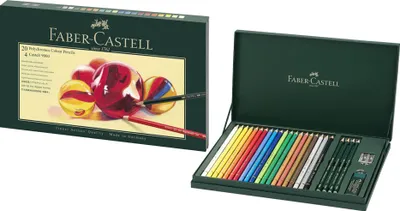 Produktbild von FABER-CASTELL Buntstifte POLYCHROMOS Geschenketui 20 Stifte