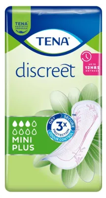 Obrázek produktu pro Inkontinenční vložky Tena Discreet mini plus 6X20ks