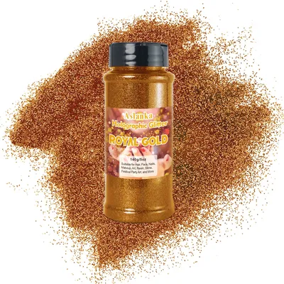 Glitterpulver 140 g, fein, Kupfer, für Make-up & Harz-Deko