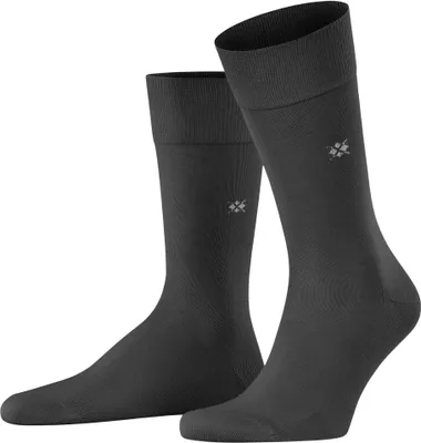 Produktbild von Burlington Herren Socken - DUBLIN, Kurzstrumpf, Logo, One Size, einfarbig Anthrazit 40-46