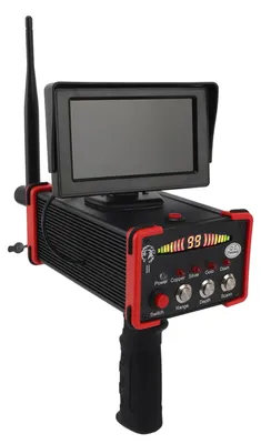 Zdjęcie produktu dla Skaner metalu do użytku podziemnego z wyświetlaczem, zasięg 1000 metrów, głębokość wykrywania 15 metrów. Urządzenie do poszukiwania skarbów pod ziemią, wykrywa złoto, srebro, miedź, diamenty i inne kamienie szlachetne. Wtyczka EU, napięcie 100-240V
