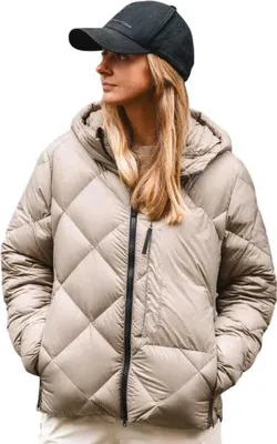 Produktbild von The Mountain Studio Ultralight Hood Daunenjacke Beige XS Damen Beige XS