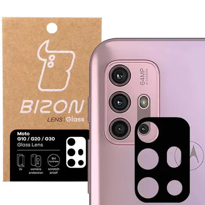 Produktbild von Bizon Glaslinse für Moto G10/ G20/ G30, 2 Stück