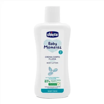 Obrázek produktu pro CHICCO Mléko tělové Baby Moments 87 % přírodních složek 200 ml