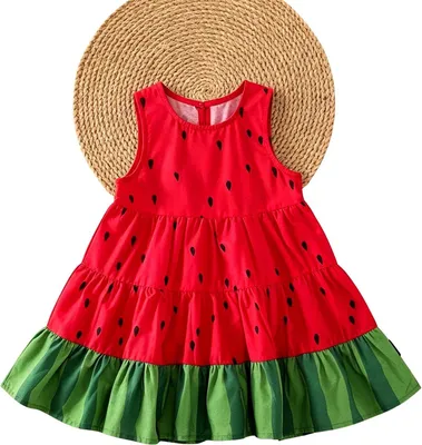 Productafbeelding van Currero Jurk Meisjes Rood 4Y