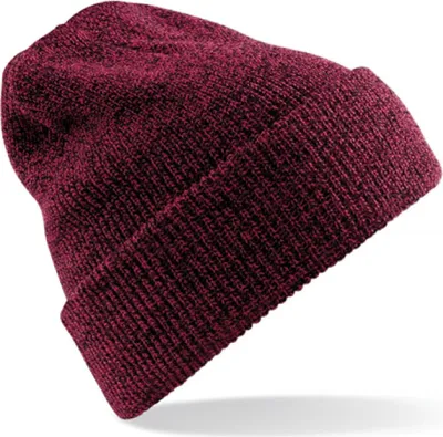Produktbild von Beechfield B425 | Heritage Beanie Wintermütze - Farbe: Antique Burgundy - Größe: One Size