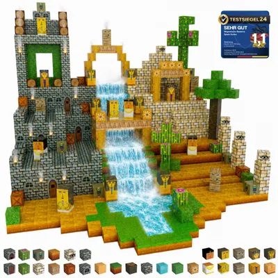 Produktbild von Magnetische Bausteine Ägypten 80 Teile | Kreativspielzeug ab 3 Jahren