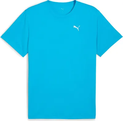 Produktbild von Puma GRAPHICS RUNNING FASTER TEE M - blau, Größe:M