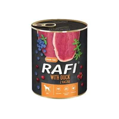 Produktbild von Dolina Noteci Rafi Nassfutter für Hunde mit Ente  Heidelbeeren und Preiselbeeren - 800g
