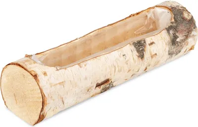 Produktbild von Birkenstamm Pflanzenschale ca. 29cm | Birkenstamm zum Bepflanzen