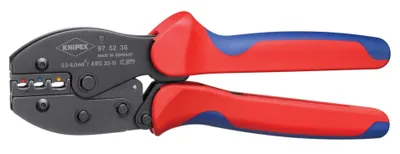 Produktbild von KNIPEX PreciForce Crimpzange brüniert 220 mm