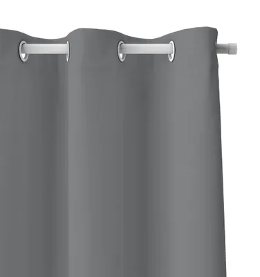Produktbild von Home Elements Verdunkelungsvorhang 140 x 245 cm, dunkelgrau Menge: 1 Stück