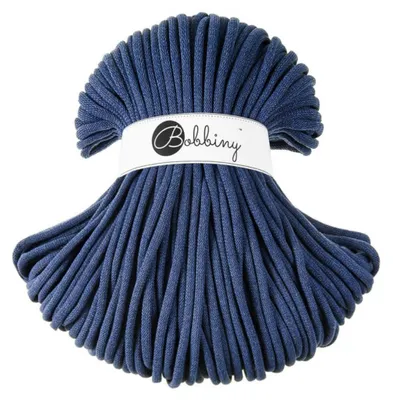 Produktbild von Bobbiny Jumbo 9 mm 100 m Jeans Schnur