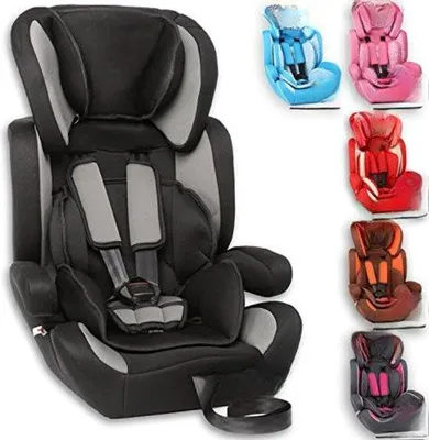 Produktbild von Autokindersitz Schwarz/Grau Sitzverhöher