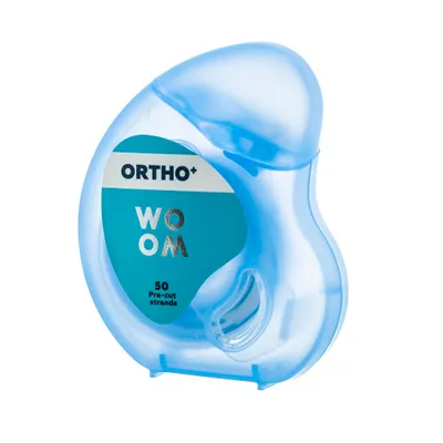Image de WOOM ORTHO+ fil dentaire orthodontique, 50 pces