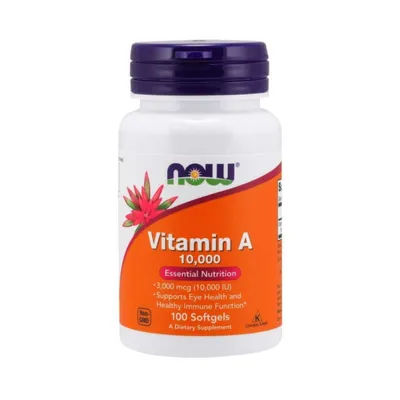 Produktbild von NOW Foods Nahrungsergänzungsmittel A 10000 IU, BI4906