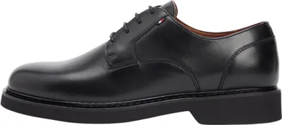 Zdjęcie produktu dla Buty Derby męskie Tommy Hilfiger, ultralekkie, wykonane ze skóry, kolor czarny, rozmiar 43