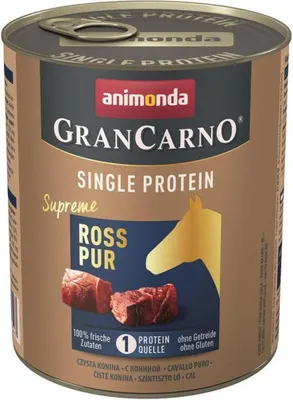 Immagine prodotto di Animonda GranCarno Adult Single Protein Supreme Ross pur 800gx6