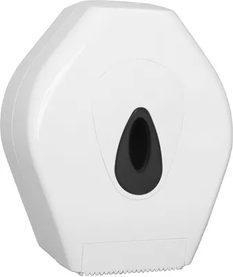 Produktbild von PlastiQline Großrollenspender MINI - Toilettenpapierspender - Farbfenster gelb